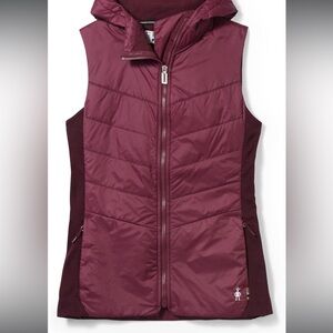 💜 Smartwool Women's Burgundy Puffer Vest 💜 2/$50 BUNDLE DEAL💜